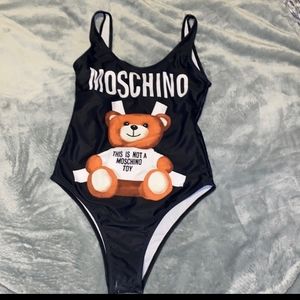 Moschino couture bathing suits